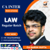CA Inter Laws New Syllabus Regular Batch By CA Harsh Gupta