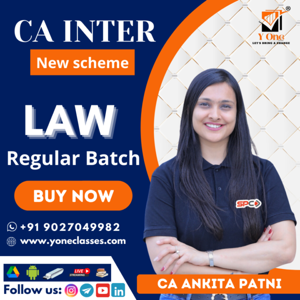CA Inter Law Full Course By CA Ankita Patni (Swapnil Patni Classes)