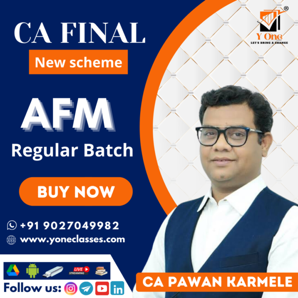CA Final Advanced Financial Management (AFM) Full Course By CA Pawan Karmele