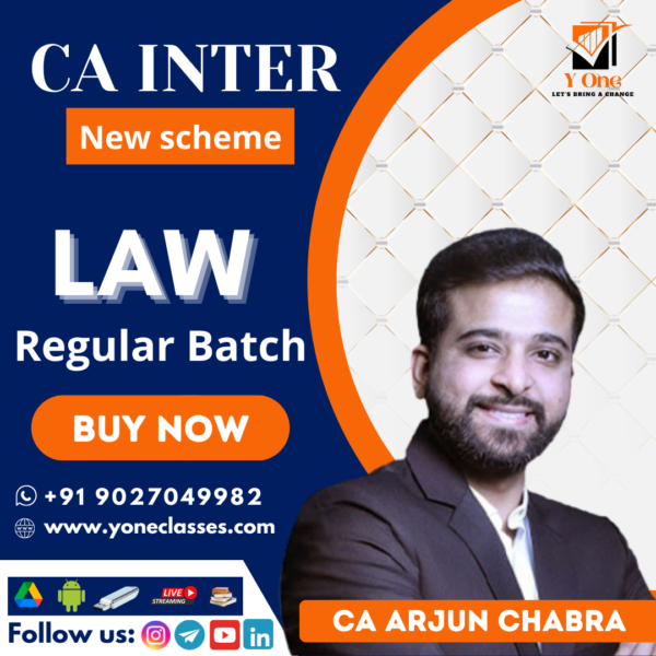 CA Inter New Scheme Law Full Course By CS Arjun Chhabra