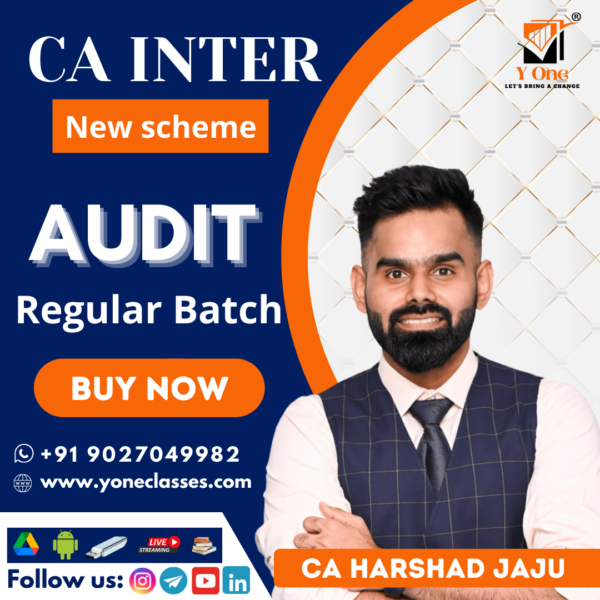 CA Inter Audit Full Course By CA Harshad Jaju