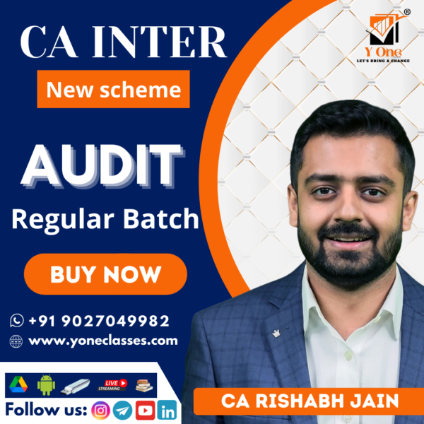 CA Inter Audit Full Course By CA Rishabh Jain