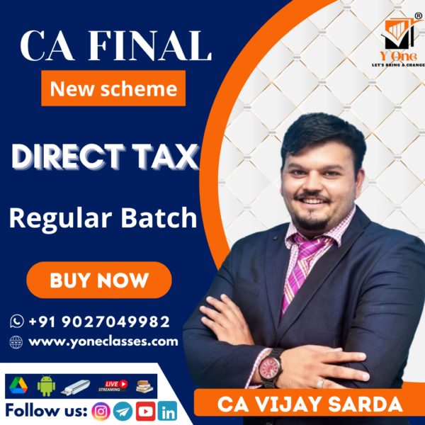 CA Final Direct Tax Full Course By CA Vijay Sarda
